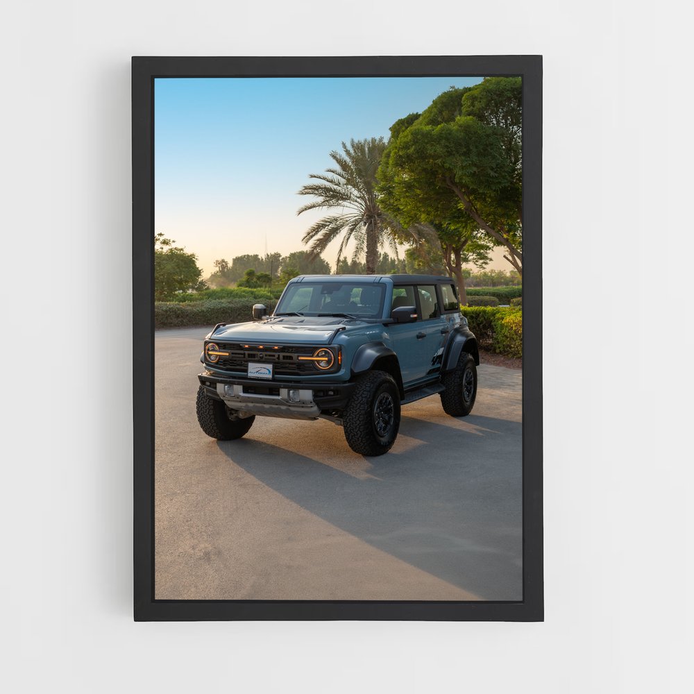 Poster Bronco en action – affiche Ford (vue 2)